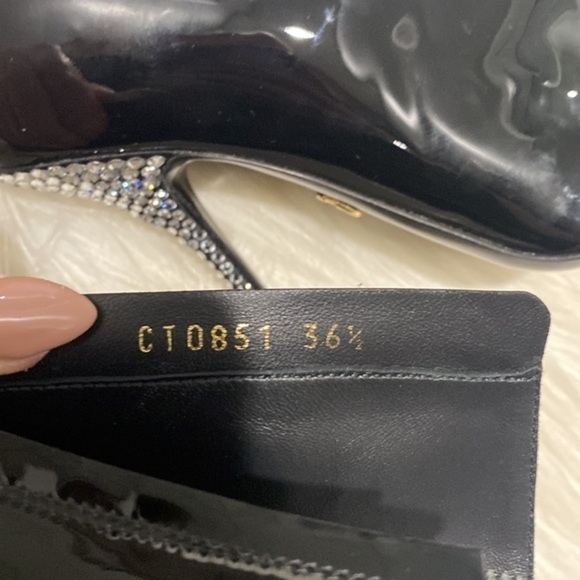 New Dolce & Gabbana Patent Leather ankle boots with fusible rhinestones size 36 - Picture 11 of 17